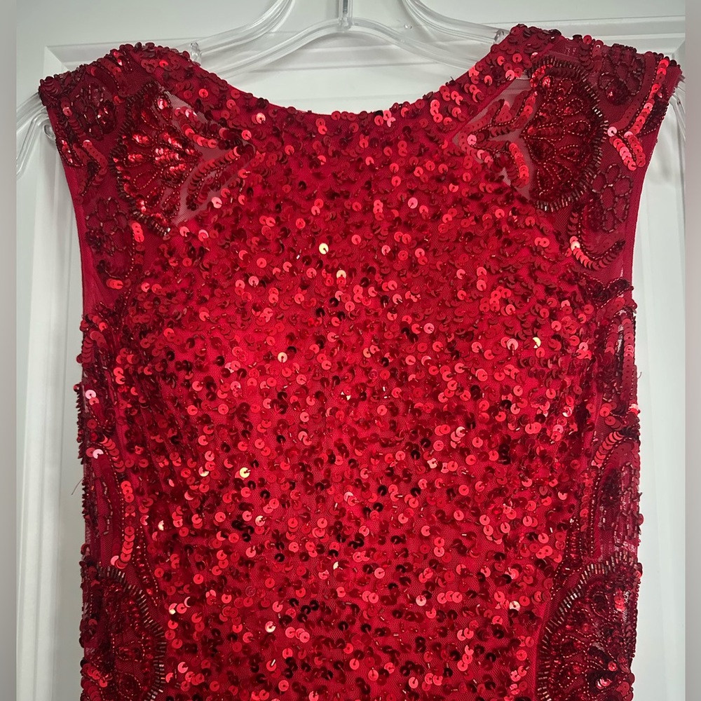 Scala Dazzling Ruby Sequin Dress - image 4
